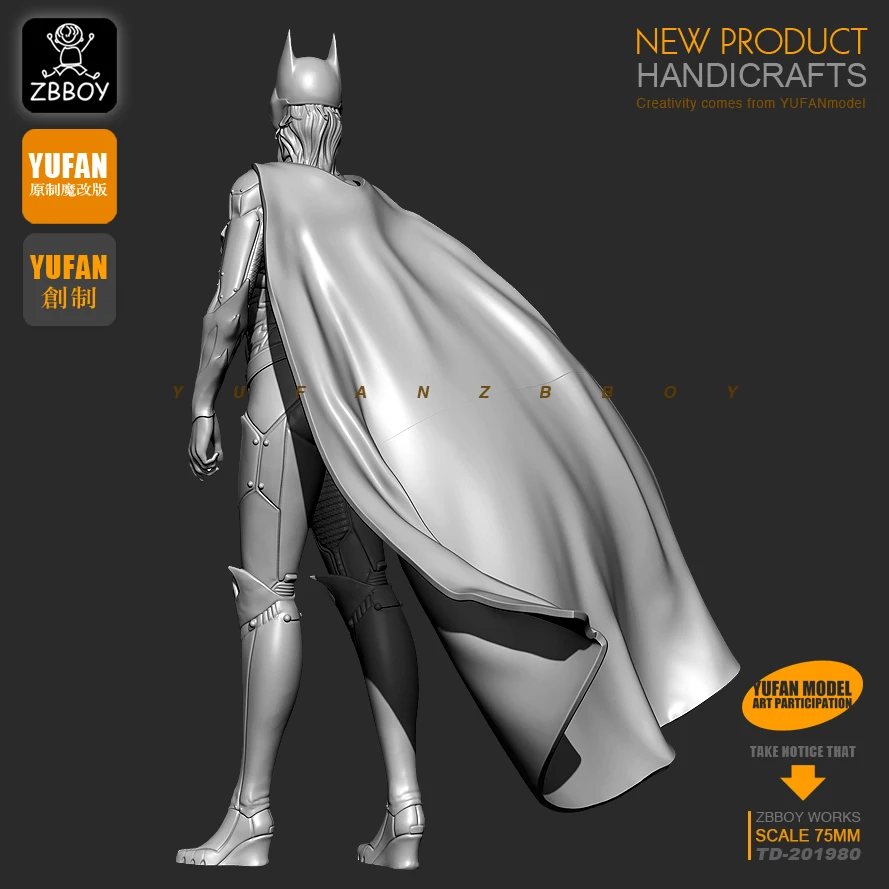 

1 / 24Resin model kits figure colorless and self-assembled 75MM TD-201980