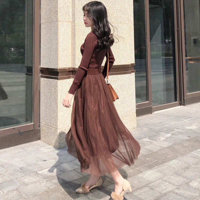 Большого размера плюс Kintted плетением в стиле пэчворк помет Черный Вечерние