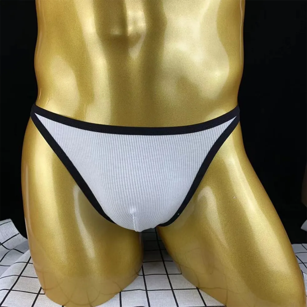 

Men Seamless Panties Sexy Smooth G-String Thongs Mlae Low Waist Soft Underwear Bikin Briefs Male Brethable Pouch Underpants