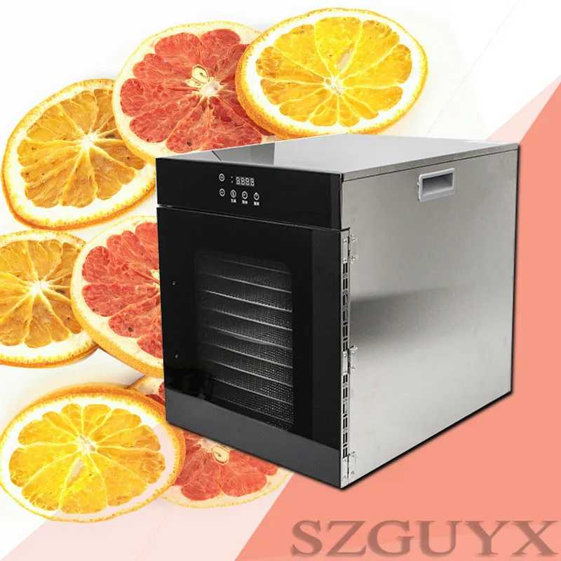 

220V/400W Commercial Stainless Steel Food Dryer Fruit Dryer Snacks Fruit and Vegetable Dryer Multifunctional Dried Fruit Machine