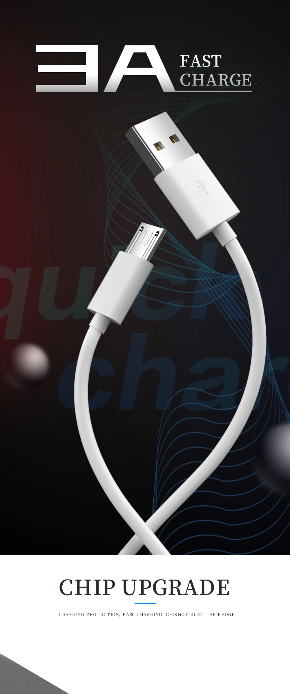 5 м кабель для зарядки и передачи данных для iPhone samsung HuaWei Micro USB телефонный кабель адаптер Белый USB кабель для передачи данных USB для LG xiaomi