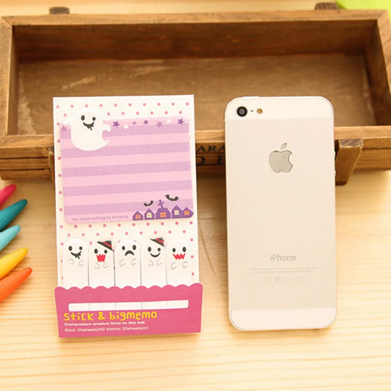 Animal Panda Cage Cute Kawaii Sticky Notes Post Memo Pad School Supplies Planner Stickers Paper Bookmarks Korean Stationery | Канцтовары