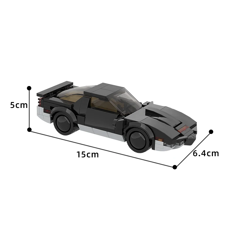 

BZB MOC Classic Knight Rider KITT KARR Racing Super Car Building Block Bricks Model Kids DIY Toys Boys Birthday Best Gifts
