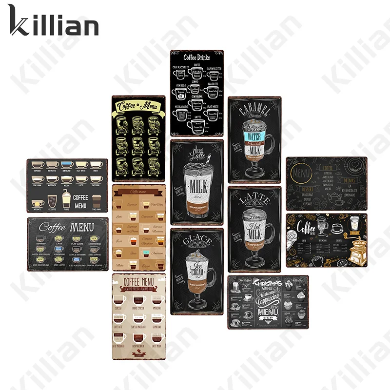 Винтажная металлическая наклейка картина живопись металлический постер