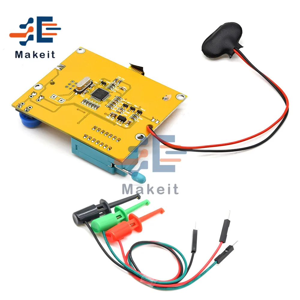 LCR T4 Mega328 цифровой тестер транзисторов с подсветкой диодный Триод измеритель