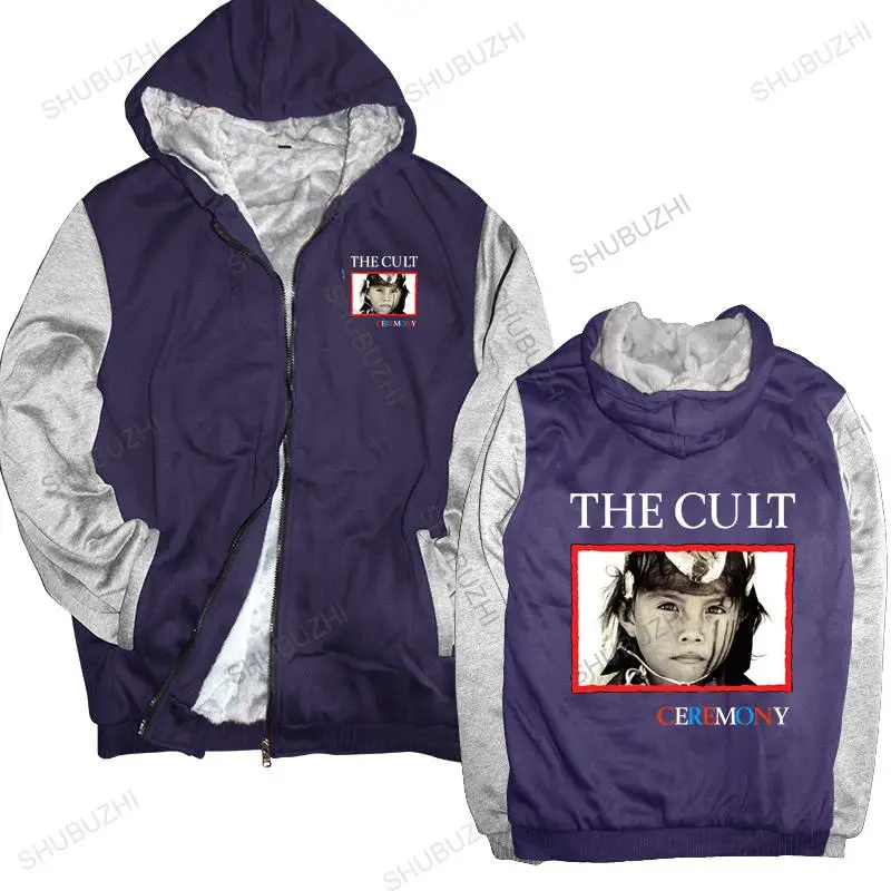 

new arrived men hoodies winter Cheap Compression Men The Cult Ceremony brand hoodie warm jacket
