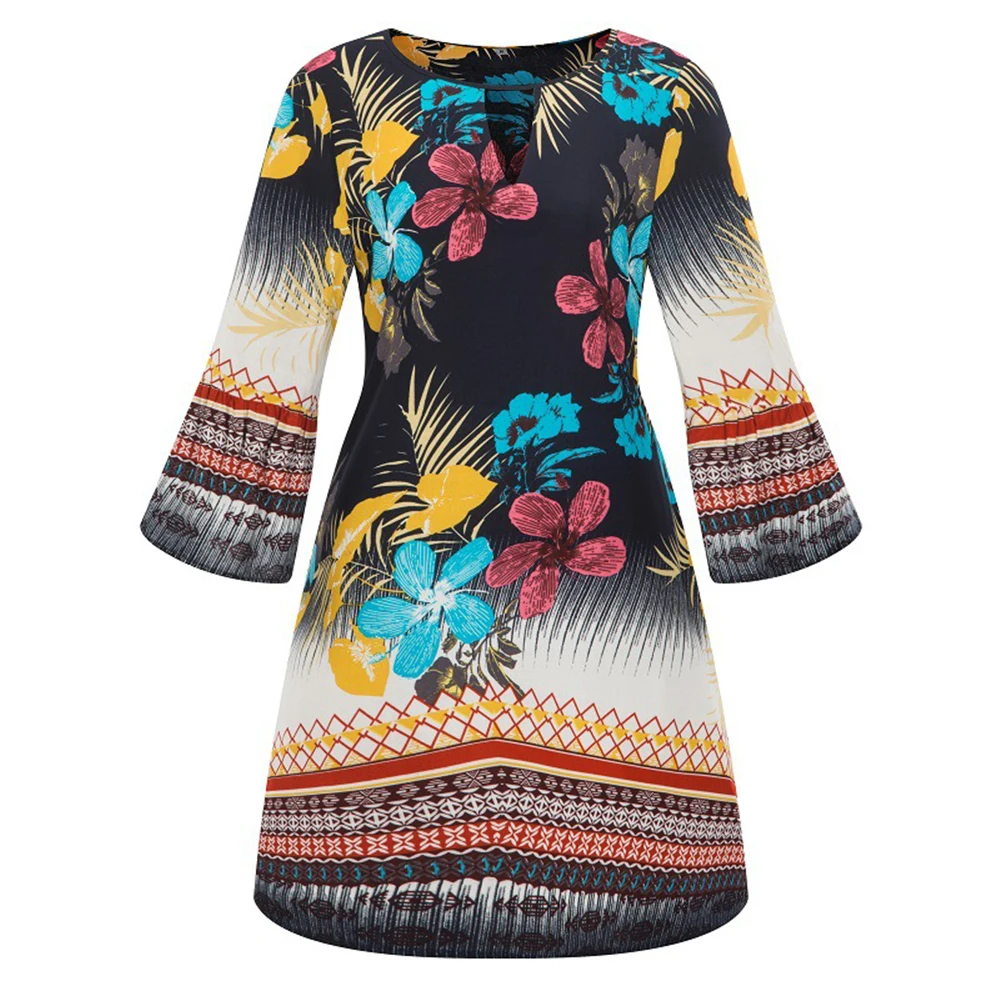 Женская мини одежда больших размеров элегантные винтажные платья с рукавами