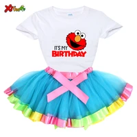 spring autumn toddler girl dress cotton short sleeve t shirt dress floral bow kids dresses for girls fashion girls clothing set
