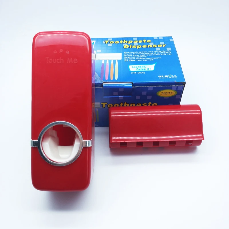 

Toothbrush Holder Bathroom Accessories Set Automatic Toothpaste Dispenser Holder Toothbrush Wall Mount Rack Bathroom Tools Set