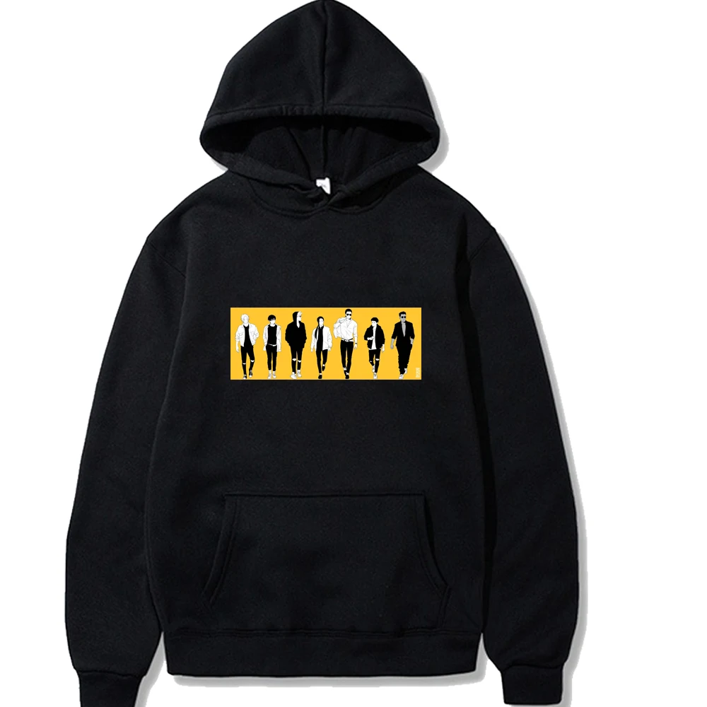 

Men Cloth Banana Fish Anime Pullovers Tops Long Sleeves Casual Hoodie