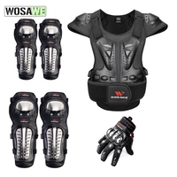 wosawe aldult eva body armor chest back protector vest motorcycle jacket racing protective body guard support skiing jackets