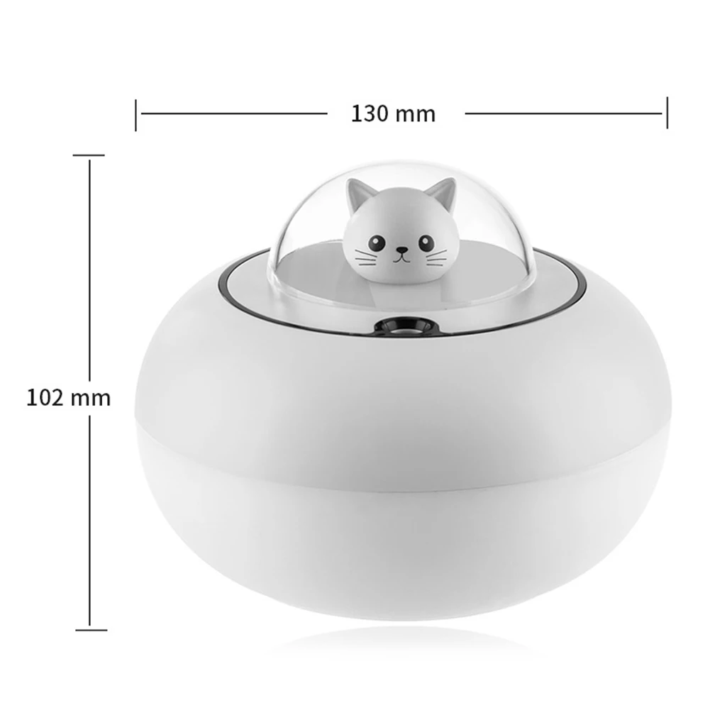 

Cute LED Night Light Silicone Touch Sensor Cat USB Cat Night Light Home Table Mini Air Humidifier Essential Oil Diffuser Decor