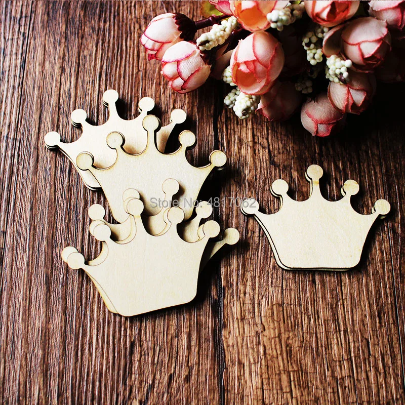Деревянная корона в форме s принцессы деревянная Корона короны день рождения