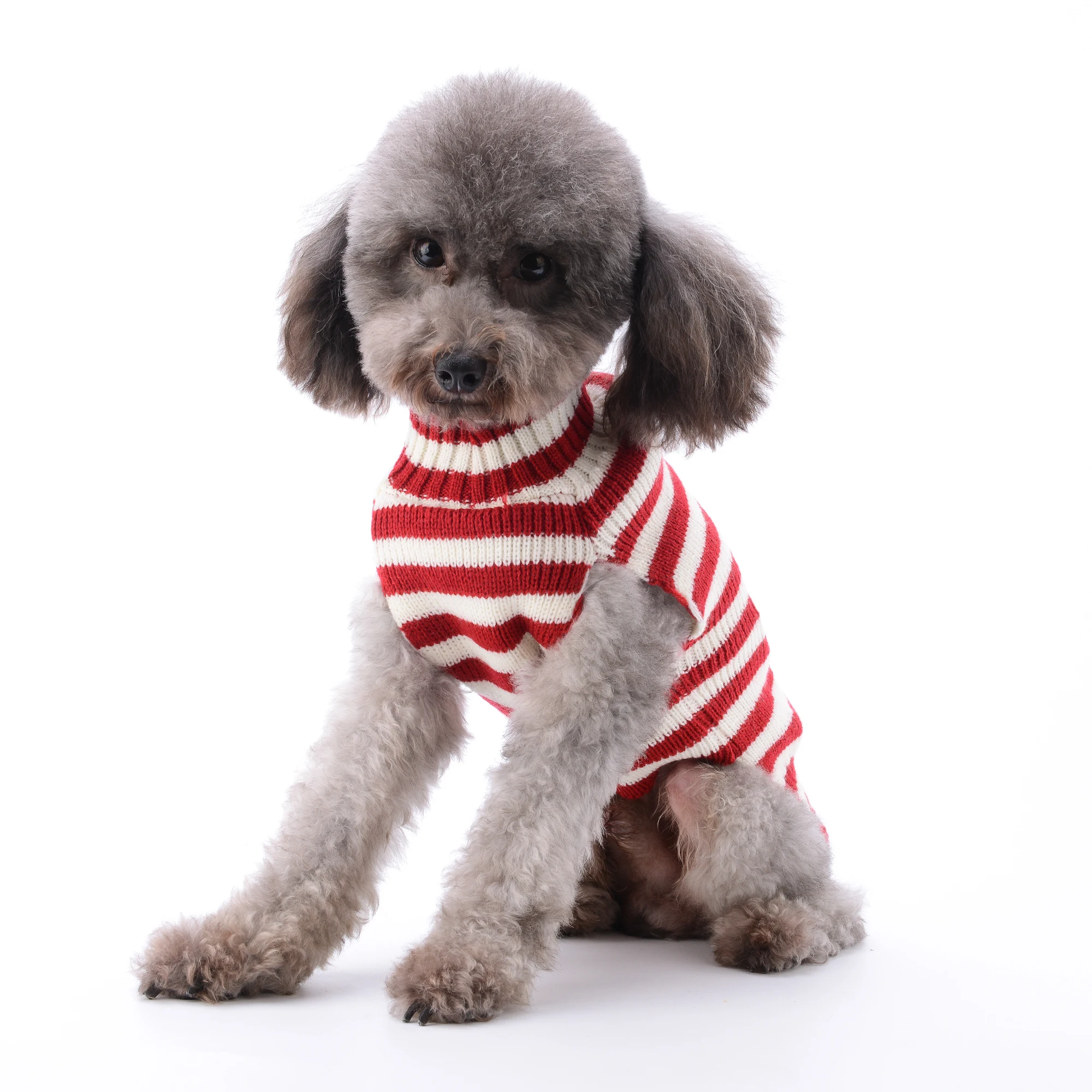 Рождественский свитер с рисунком деда мороза для таксы вязаная зимняя одежда