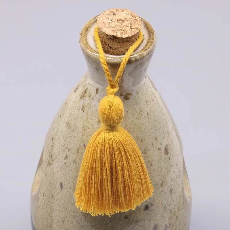 

2Pcs 11cm Cotton Tassels Hanging Rope Fringe Tassel For DIY Sewing Curtains Garment Home Decoration Jewelry Craft Accessories