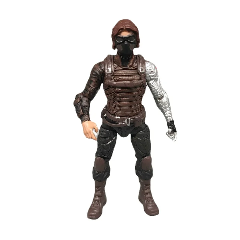 

Marvel Universe Action Figure Comic Hero Captain America Movie Version 3.75 Icnh Winter Soldier Movable Joints Figuras Anime