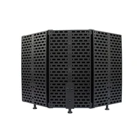 microphone isolation shield mic sound absorbing foam reflector for sound recording podcasts vocals singing and broadcast
