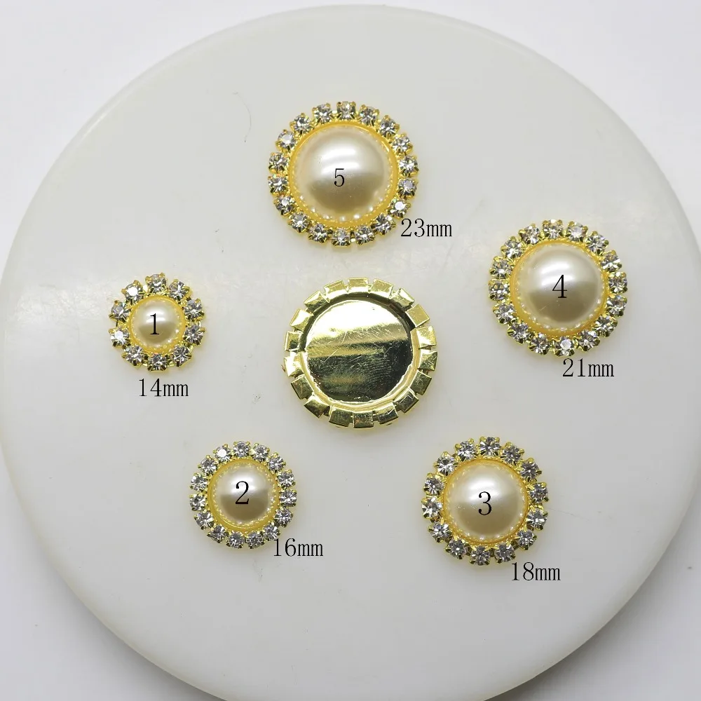 10 шт./лот золото разные размеры слоновая кость жемчуг Diy аксессуары не царапается