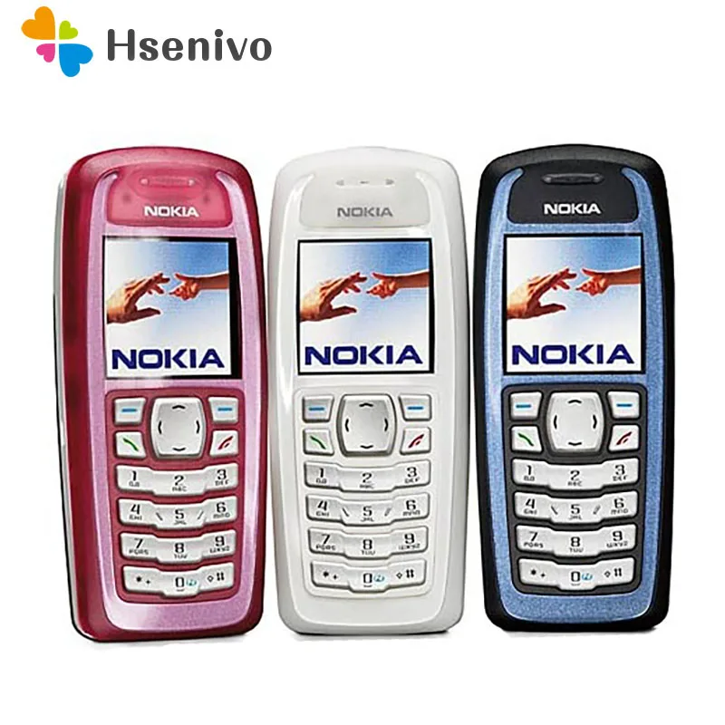 Nokia 3100 Восстановленный Оригинальный разблокированный GSM бар 850 мАч Поддержка