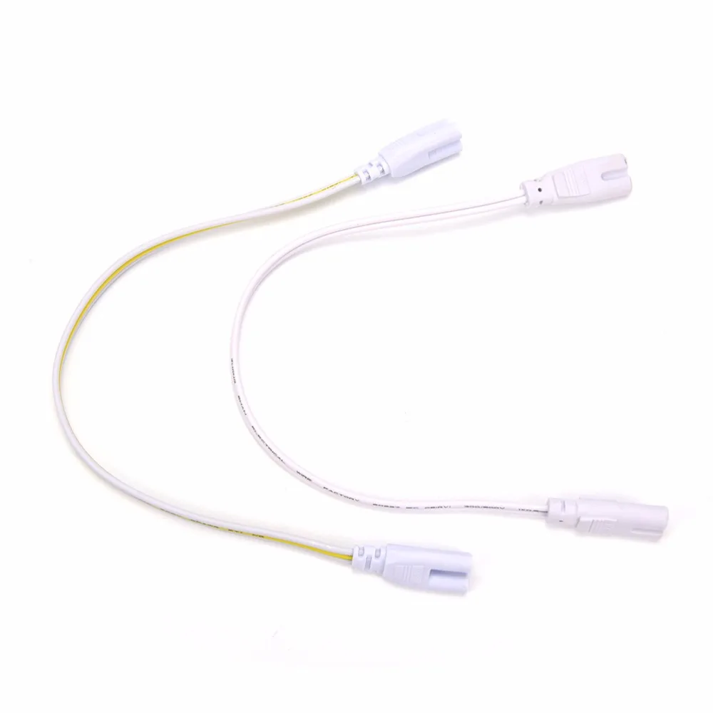 

1PCS 3 pin Double-end Cable Wire LED Tube Connector 30cm Two-phase Three-phase T4 T5 T8 Led Lamp Lighting Connecting