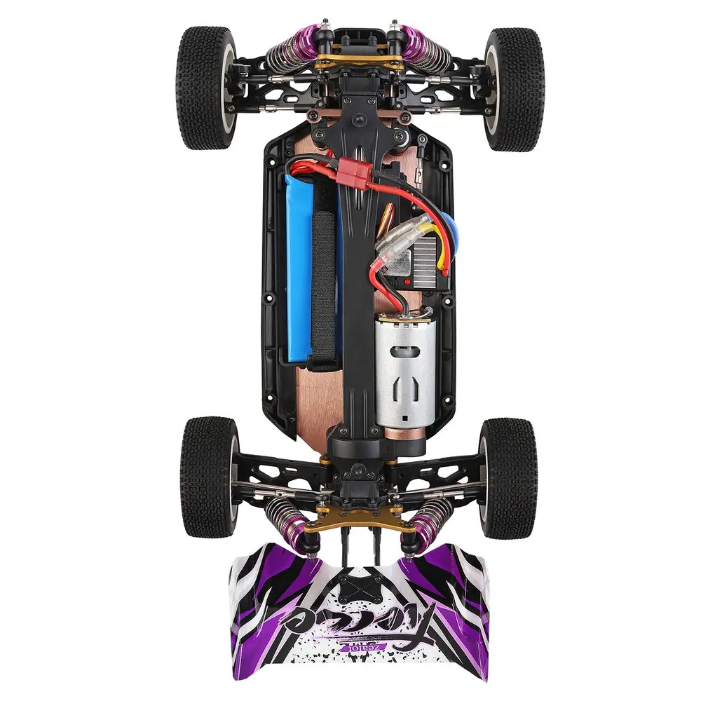 WLtoys Новинка 2 4G гоночный Радиоуправляемый автомобиль 60 км/ч Металлическое шасси