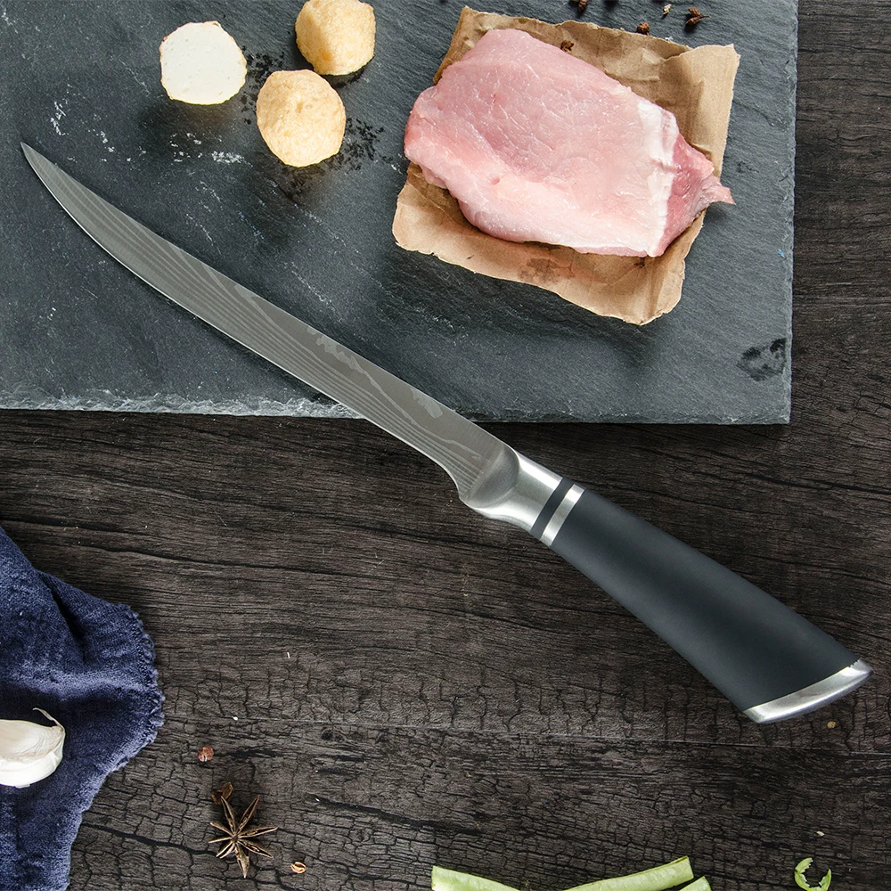 Нож для обвалки Qing Fillet резец из нержавеющей стали с нескользящим захватом