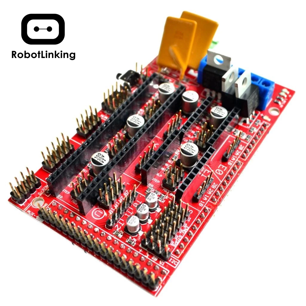 Ramps 1 6 5 обновление 4 3D материнская плата поддержка A4988 DRV8825 TMC2130 драйвер Reprap Mendel для