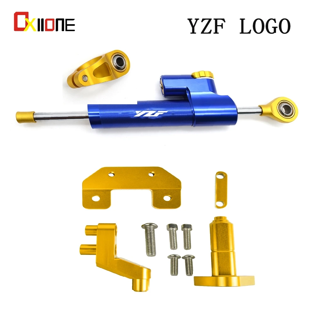 Алюминиевые аксессуары для мотоциклов 1 Комплект рулевой стабилизации демпфер