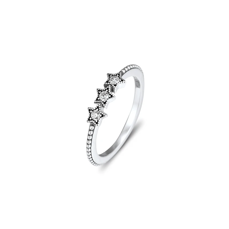 

CKK Silver 925 Jewelry Celestial Stars Ring For Women Fashion Gift Sterling Silver Original Ring