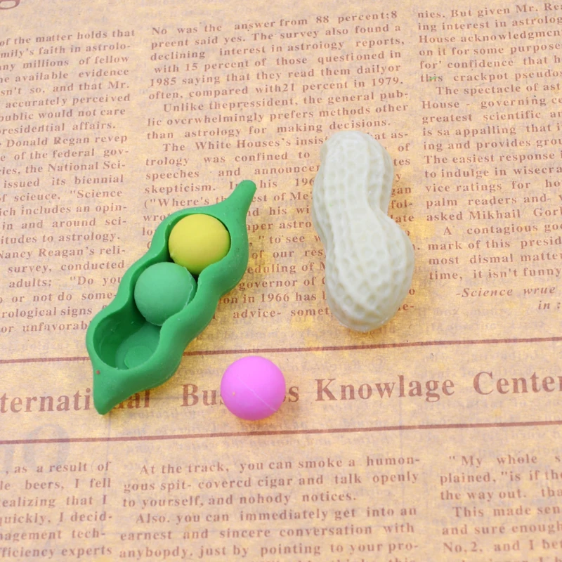 Милый цветной карандаш (4 шт./лот) новинка маленькие Ластики для фруктов овощей