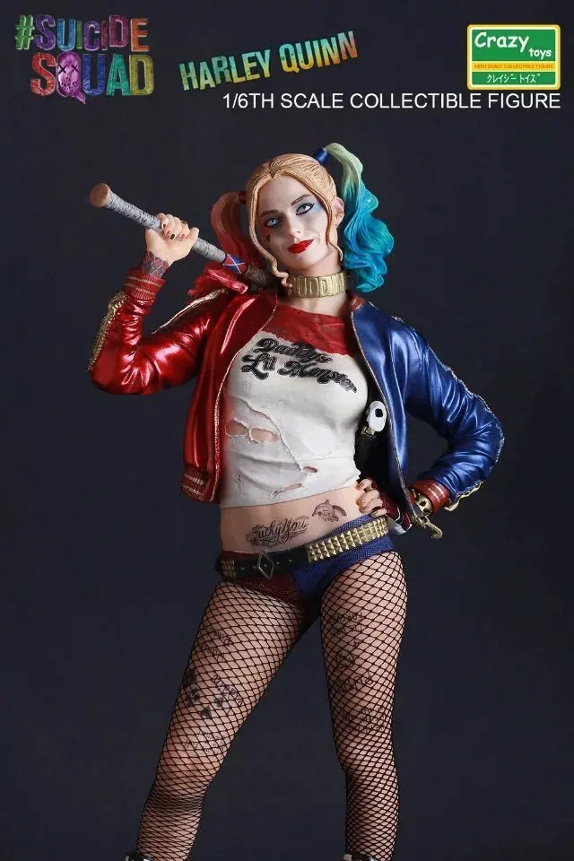 Фильм игра Сумасшедшие игрушки 1:6 Dc отряд самоубийц Харли Квинн Джокер фигурка ПВХ кукла аниме Коллекционная модель игрушки фигурка