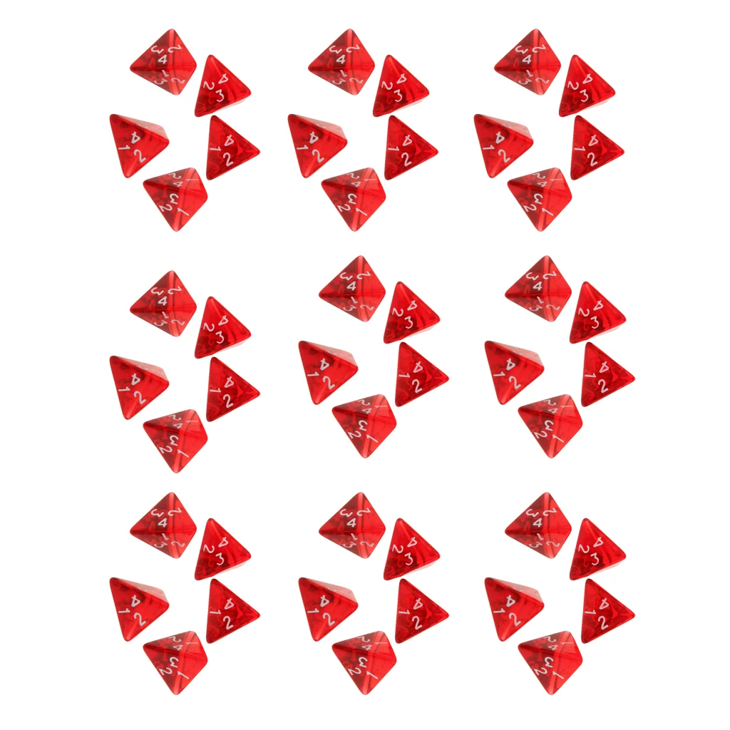 45x Polyhedral игральные кости DND Set D4 для подземей и драконов ролевые игры|Настольные