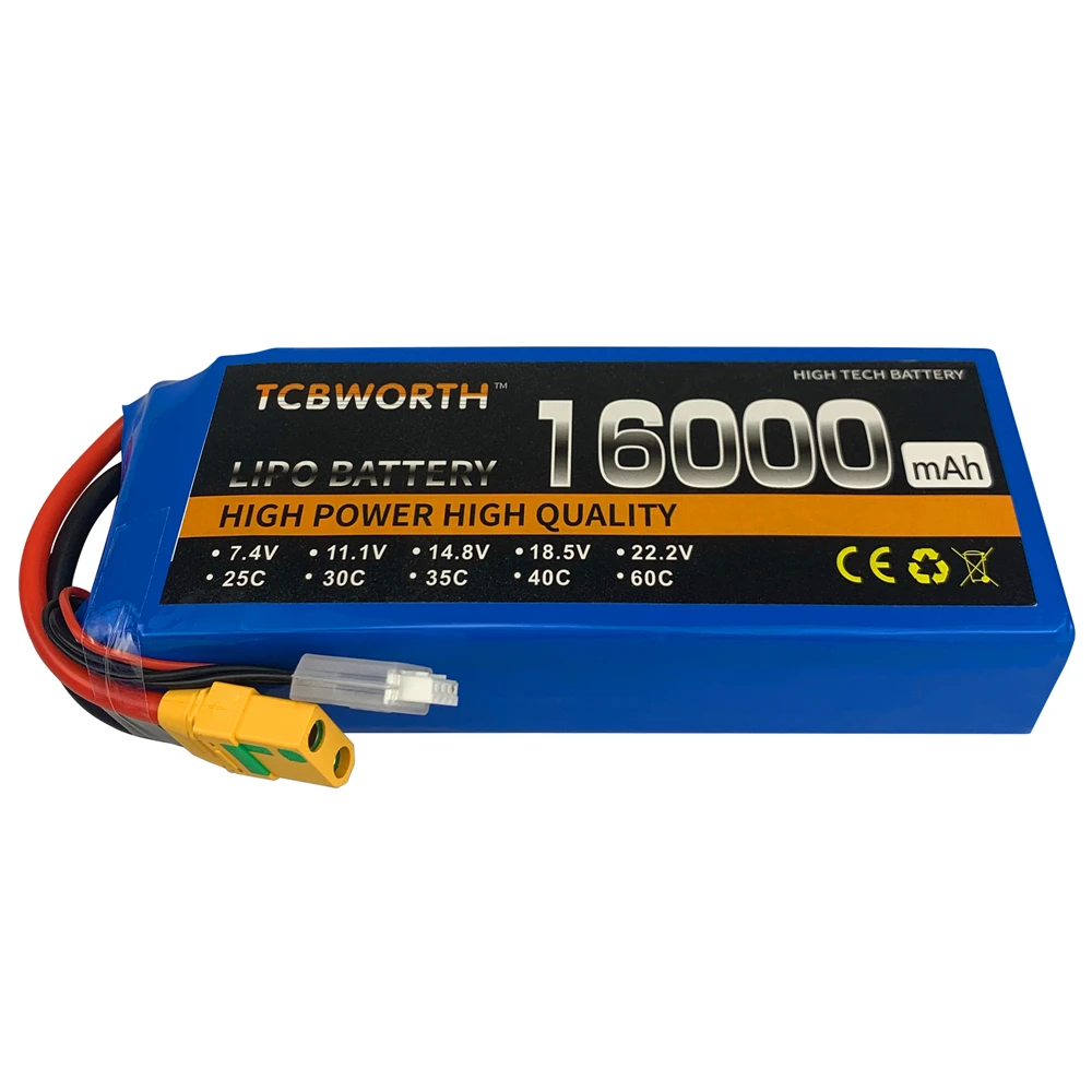 3S RC LiPo Батарея 11 1 V 16000 мА/ч 25C литиевые батареи для РУ самолет квадротор