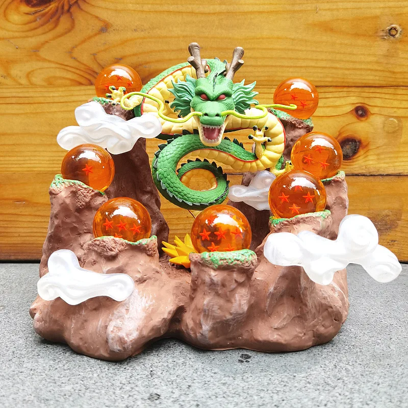 

Shenron + Mountain Stand + 7 Crystal Balls PVC Figures Collectible Model Toys