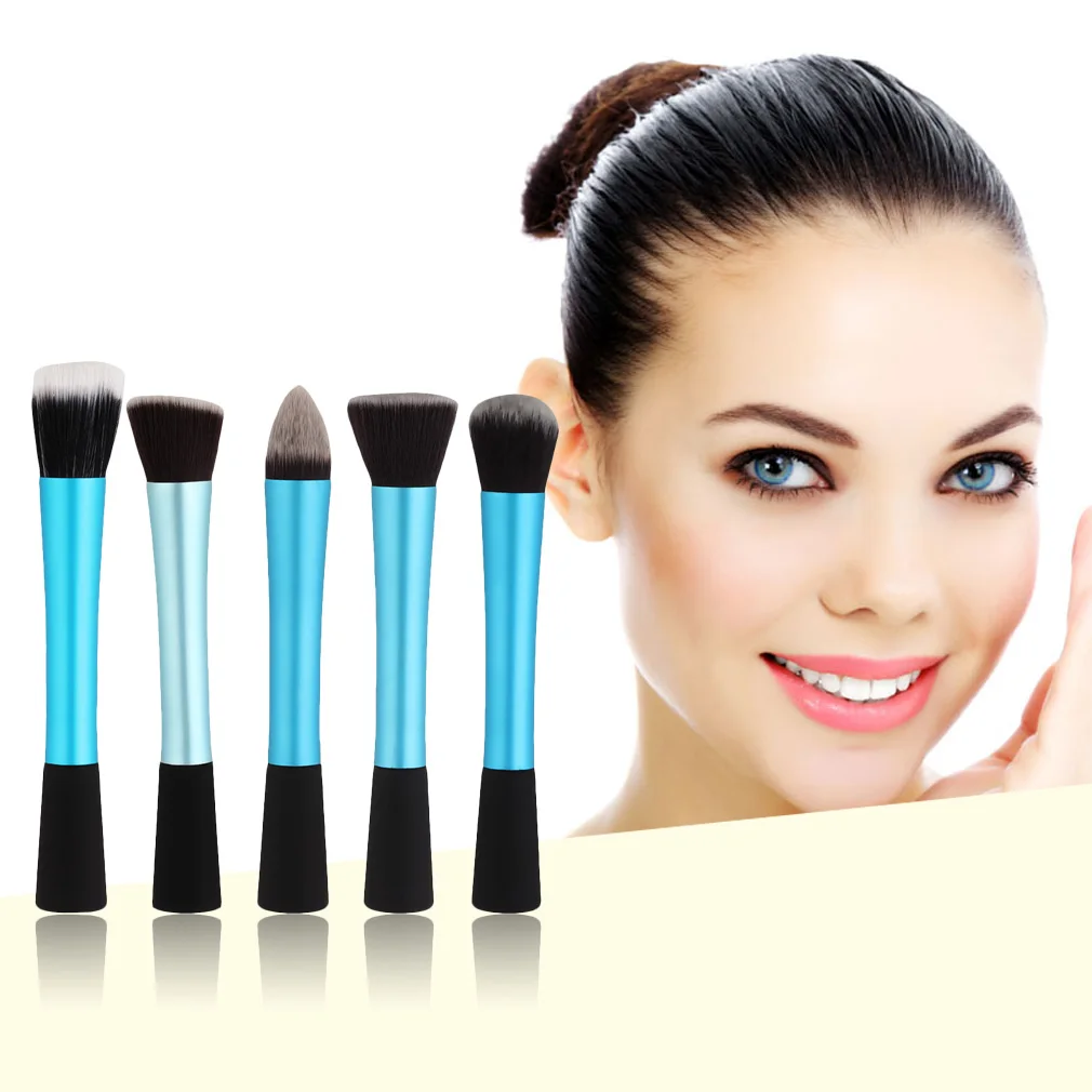 Косметическая пудра румяна тональная кисть инструмент для макияжа уход за лицом