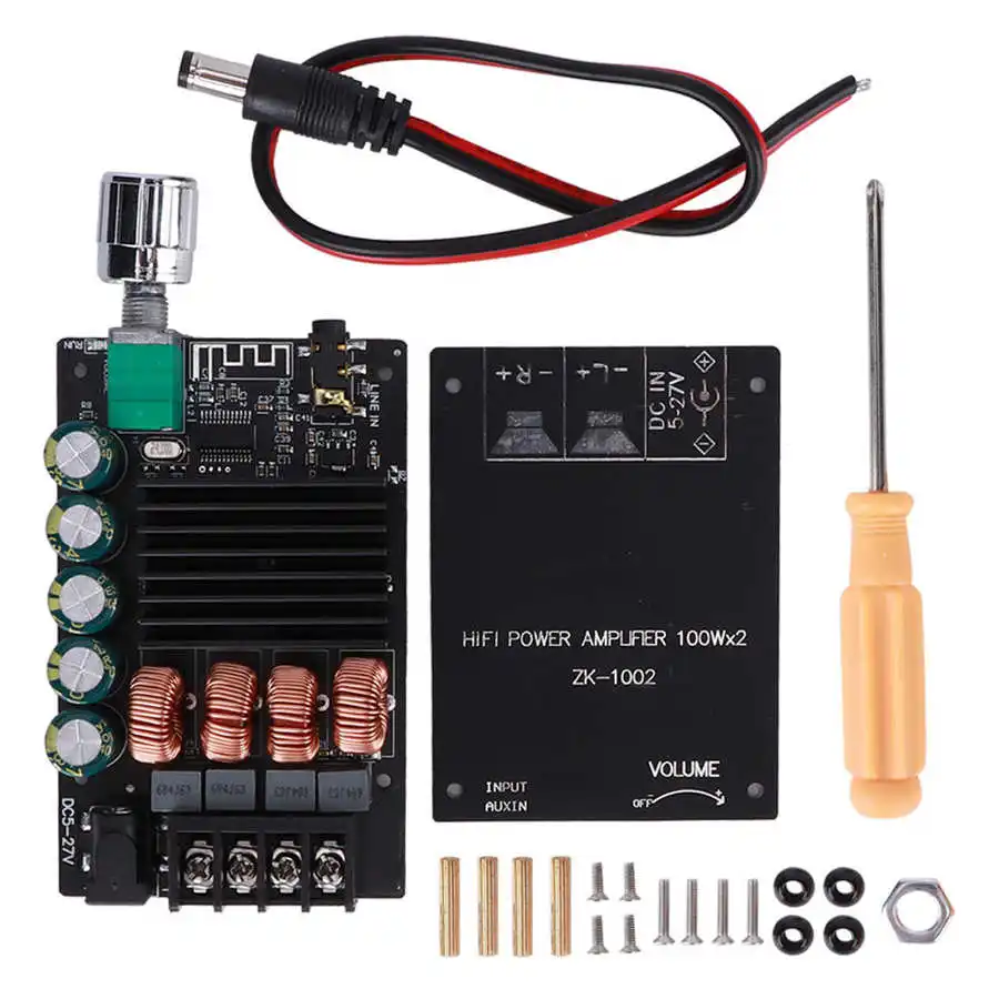 Плата цифрового усилителя 100Wx2 HIFI 2 0 Stereo AMP высокой мощности аксессуар для платы