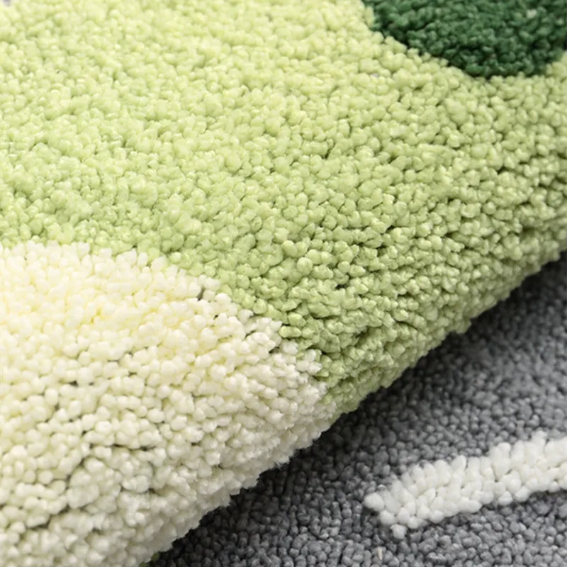 

Cartoon Style Floor Mat Non-Slip Bath Pads Washable Home Doormats Rectangle Plush Bedroom Carpet AbsorbentKitchen Rugs 50*80CM