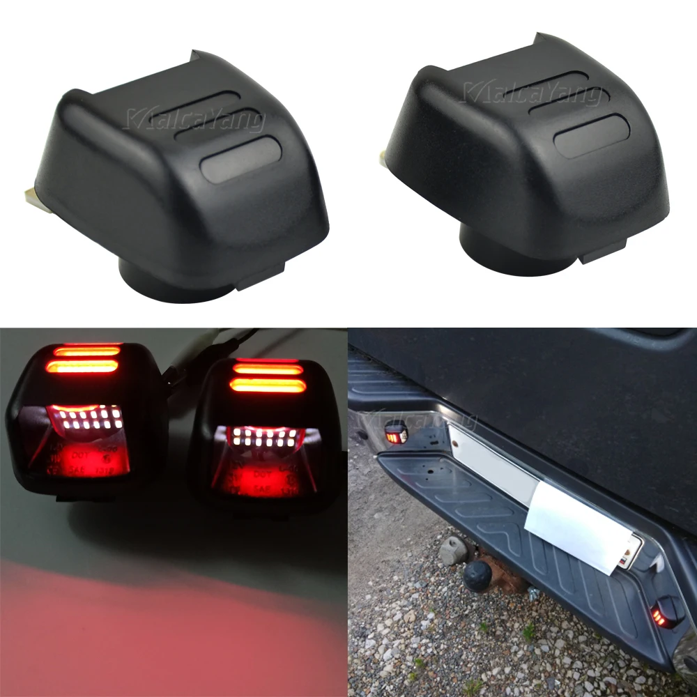 

Белый красный 18SMD светодиодный номерной знак для Nissan Navara D40 Frontier Armada Titan Xterra Suzuki Equator