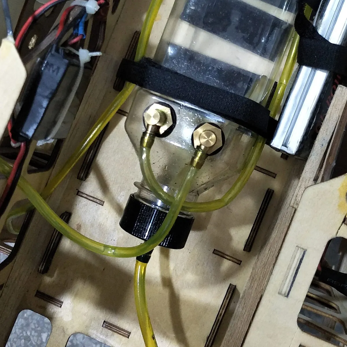 новый топливный бак rc прозрач