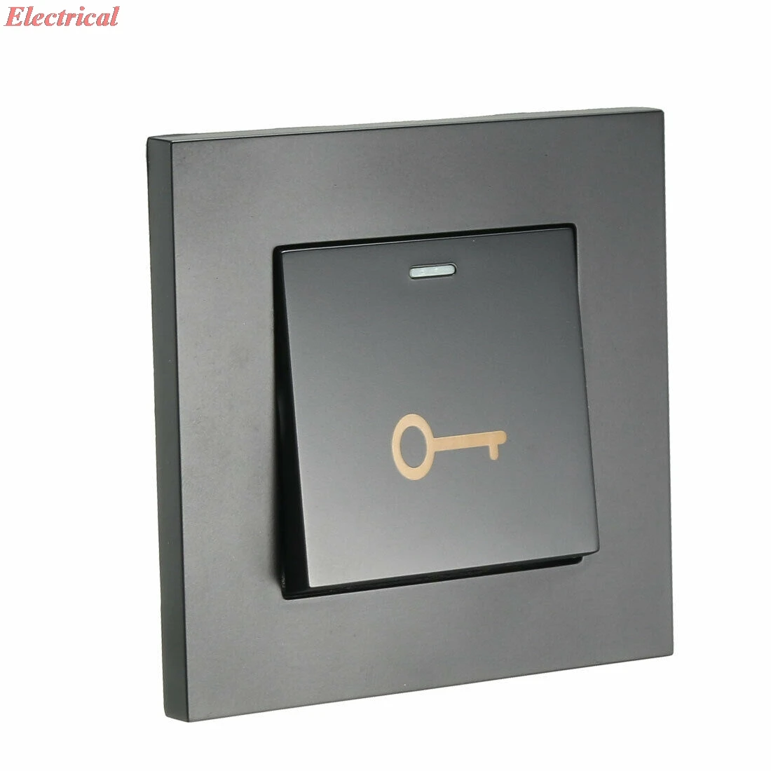 1pc Push to Exit Button Switch Wall Mounted Resettable Square Black AC 250V 16A | Обустройство дома