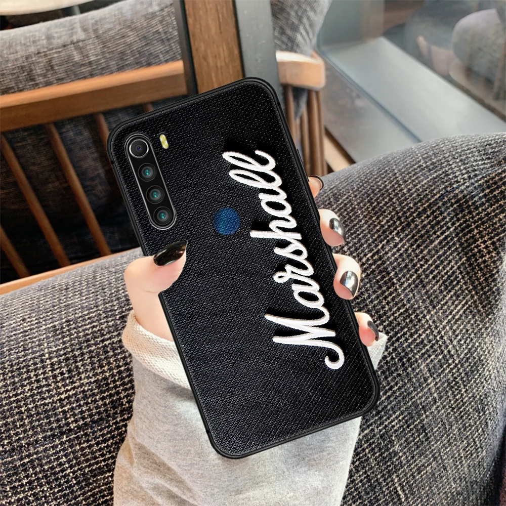 

Marshell Amp Guitar Phone Case Cover Hull For XIAOMI Redmi 7 7a 8 8a 9 9a NOTE 6 7 8 8t 9 9s Pro Max 4X black Etui Fashion