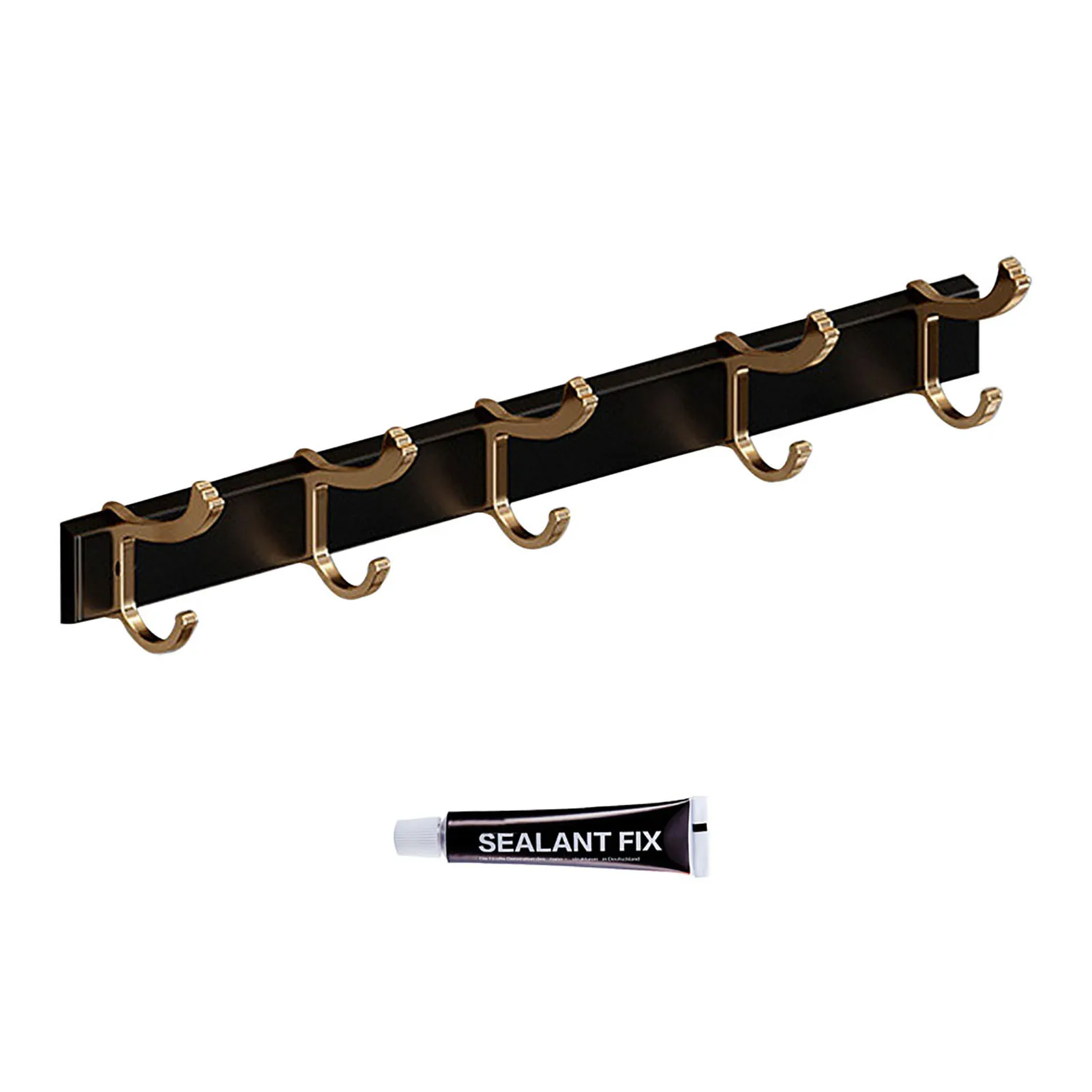 

Простой Универсальный алюминиевый крючок для халата, без сверления