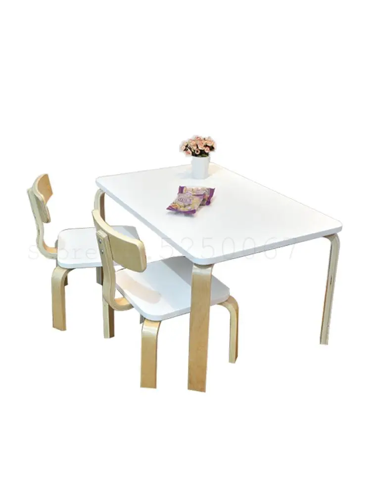 Детские столы и стулья из массива дерева настольная игра для сына Обучающие