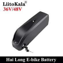 LiitoKala 36V 48V 10ah 12ah 15Ah 20Ah HaiLong Cells E-bike Lithium Battery Port Powerful Battery Electric Bicycle Conversions