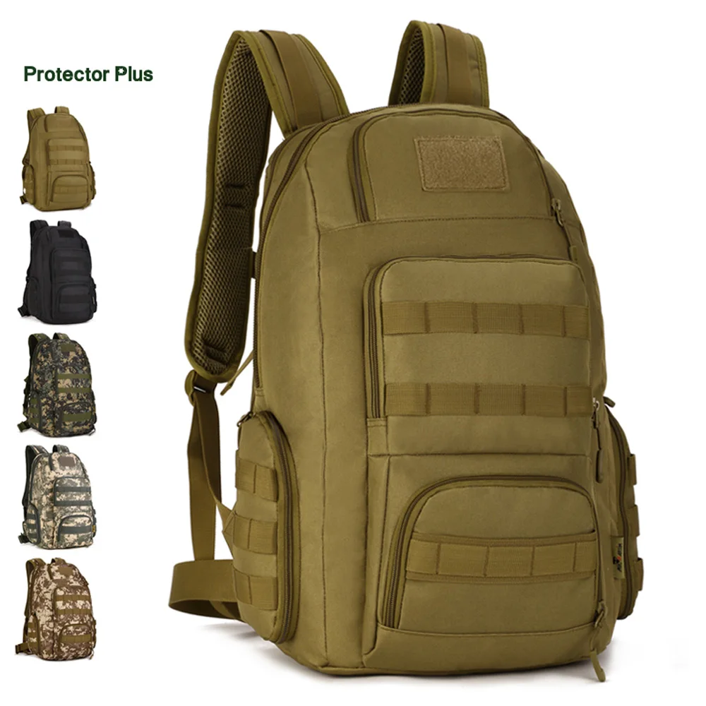

40L Military Assault Tactical Backpack MOLLE Army Patrol Camo Bags Outdoor Hunting Camping Hiking Trekking Travel Rucksacks
