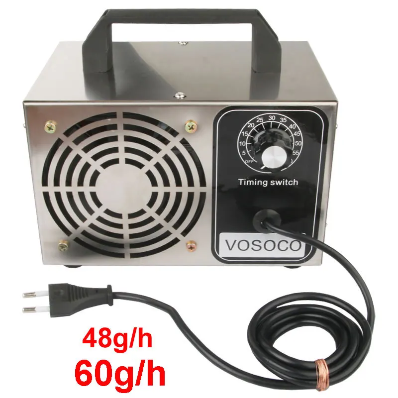 Генератор озона 60 г озоновый аппарат из нержавеющей стали очиститель воздуха