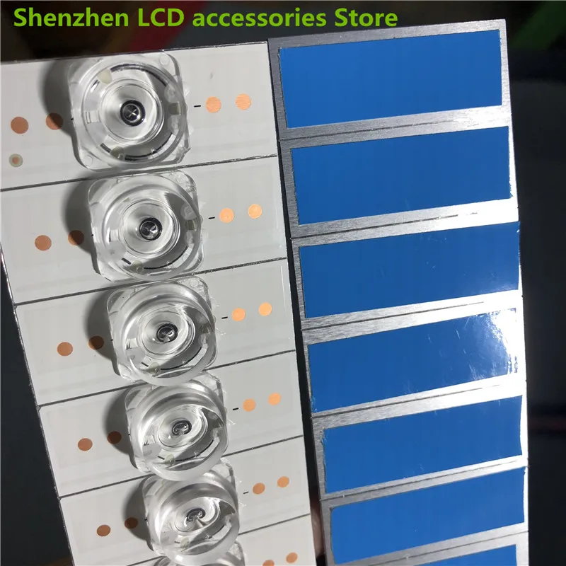 80 шт 6V SMD лампы бусины с оптический объектив фильтра для Светодиодный ТВ ремонт TCL