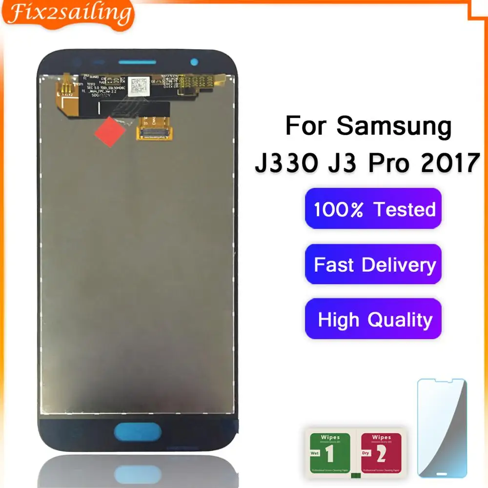 Сменный сенсорный ЖК дисплей FIX2SAILING для Samsung Galaxy J3 2017 J330 J330F J330|Экраны мобильных