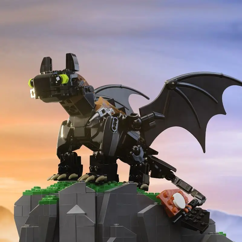 

How To Train Your Dragon 3 Toothless Night Fury Dragon Building Blocks Brick Toys For Children