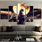 5 шт., настенные картины на холсте с японским аниме